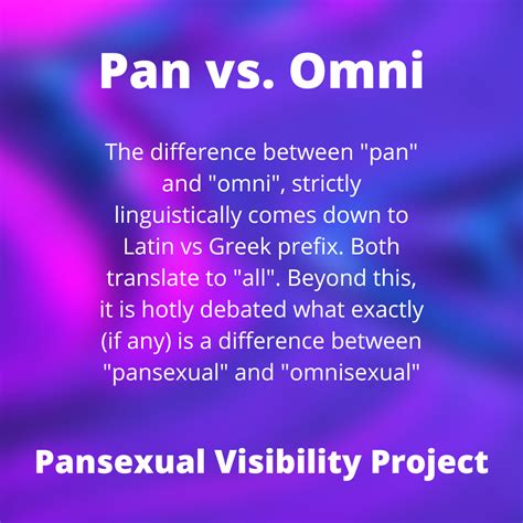 Do you think theres a difference between pansexual and。